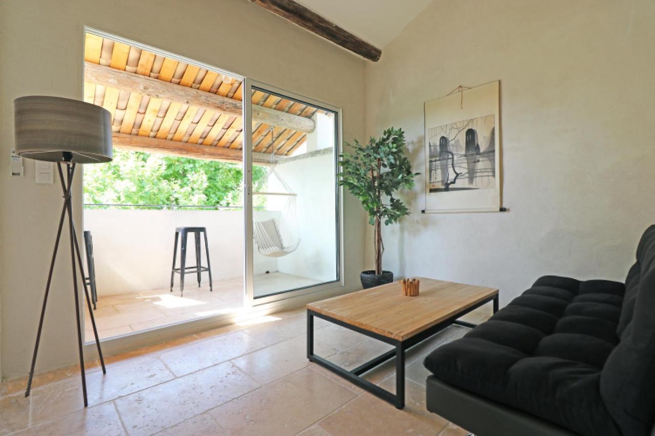 Appartement de charme Sud Luberon classé 4 étoiles Puyvert Exterior foto