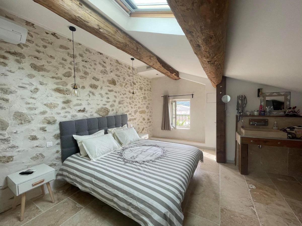 Appartement de charme Sud Luberon classé 4 étoiles Puyvert Exterior foto
